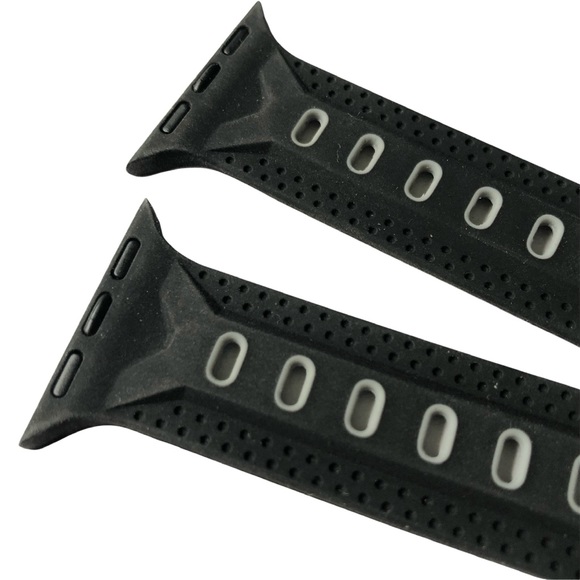 5/$20 NEW Black Gray Sport Band Apple Watch 44/45/49 mm M/L - Picture 5 of 8